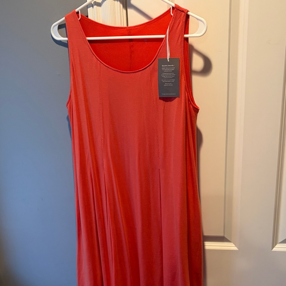 Garnet Hill Orange Dress